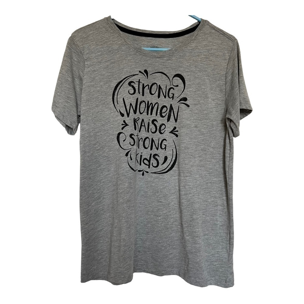 Celebrate Mother's Day T-Shirt Tee size L 12-14‎ Strong Women Raise Strong Kids